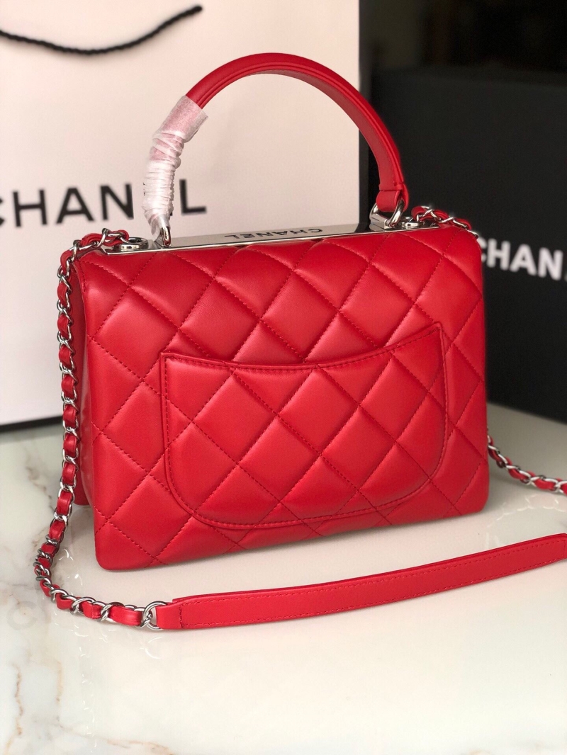 Ch**el top handle bags